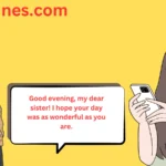 Good Evening Messages for Sister