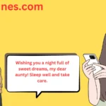 Good Night Message for Aunty
