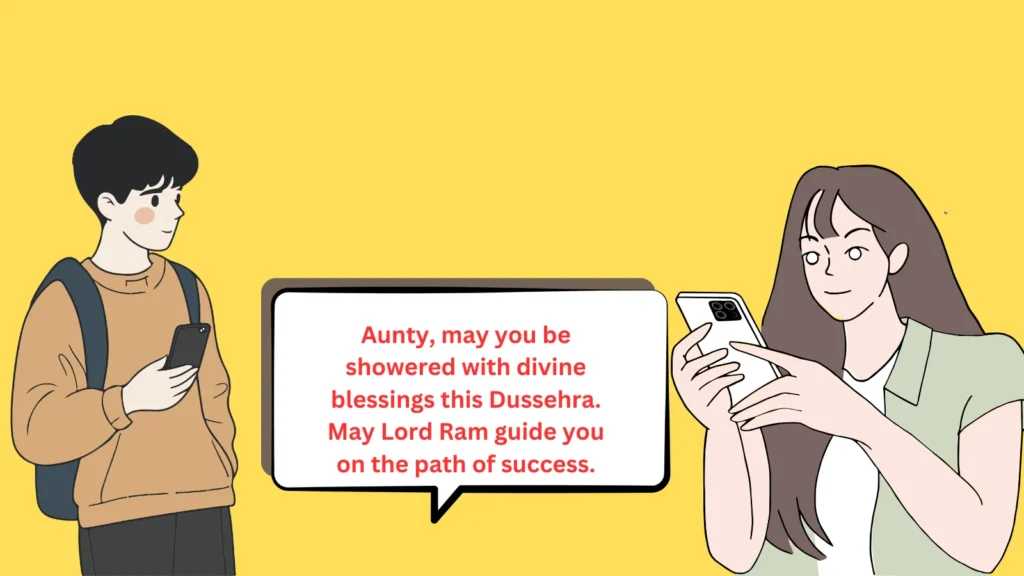 Spiritual Dussehra Wishes for Aunty