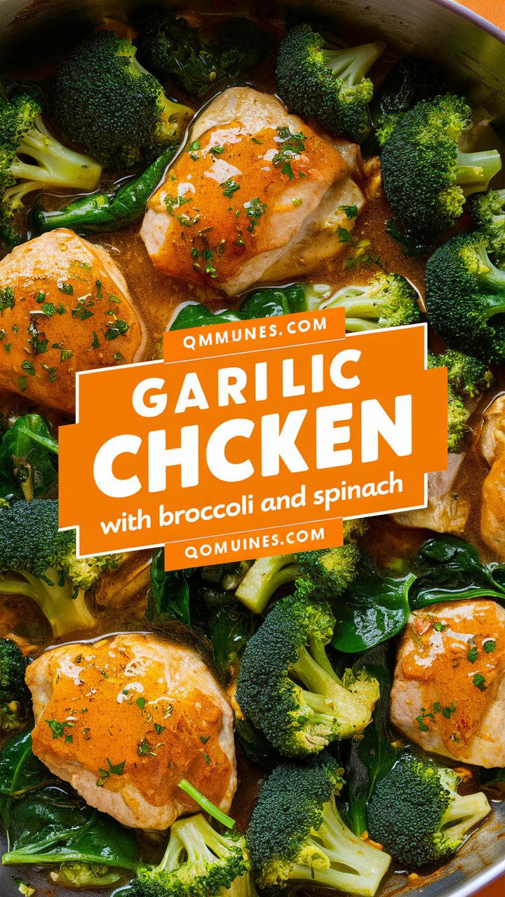 Garlic Chicken with Broccoli and Spinach — The Ultimate Healthy Weeknight Recipe